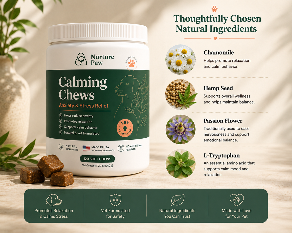 Nuture Paw Calming Chews for Dogs