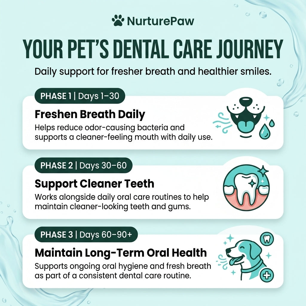 Nuture Paw Fresh Breath Dental Water Additive
