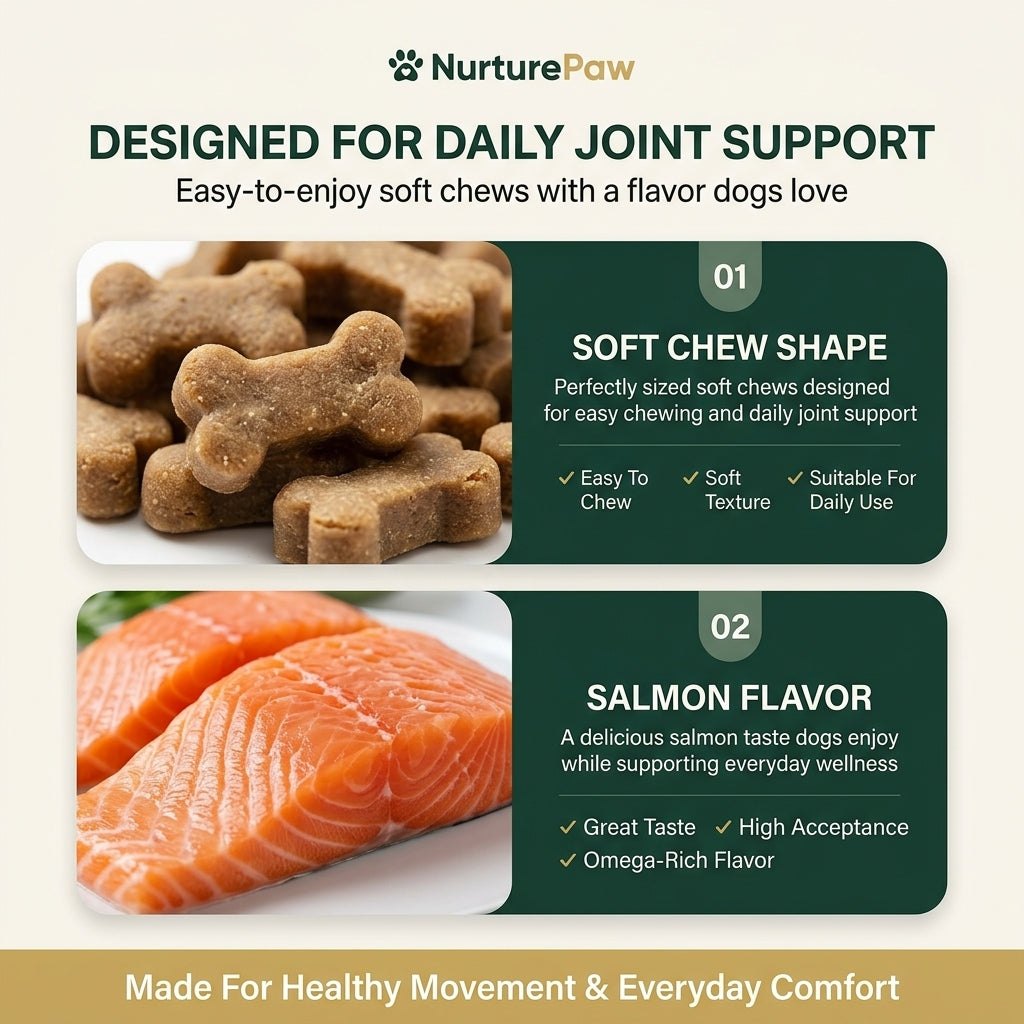Nuture Paw Hip & Joint Mobility Chews