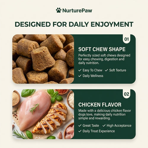 Nuture Paw Complete Daily Multivitamin for Dogs