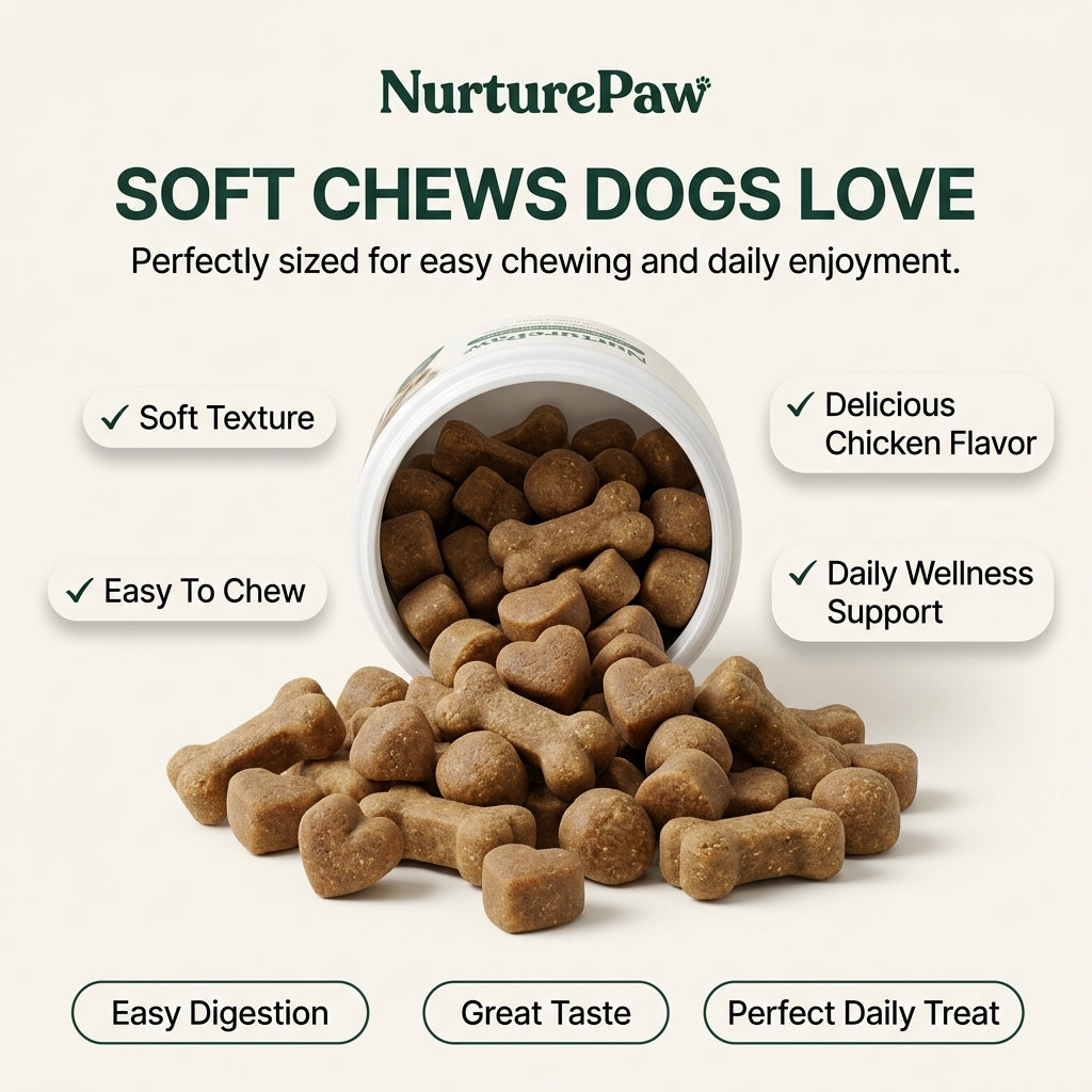 Nuture Paw Complete Daily Multivitamin for Dogs