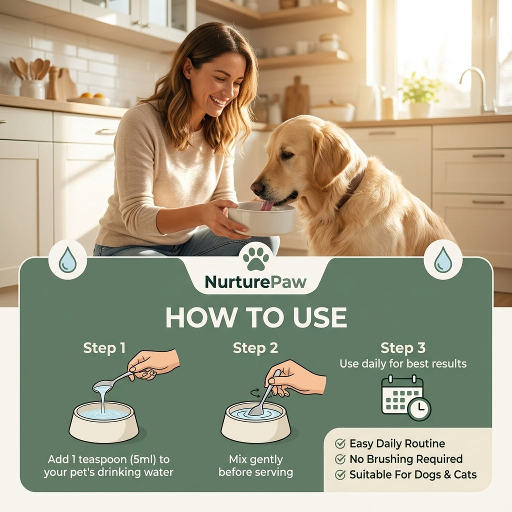Nuture Paw Fresh Breath Dental Water Additive