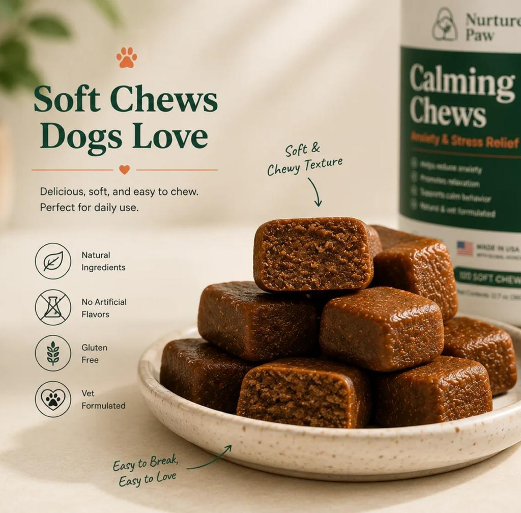 Nurture Paw Calming Chews for Dogs